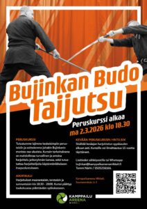Bujinkan Budo Taijutsu peruskurssi kevät 2026
